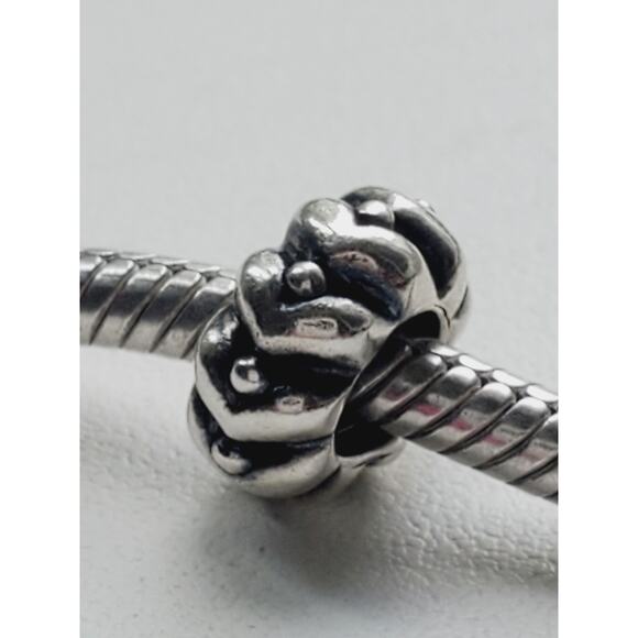 Pandora Heart Beats Spacer 790450 Retired Authentic ALE Sterling Silver - Picture 1 of 7